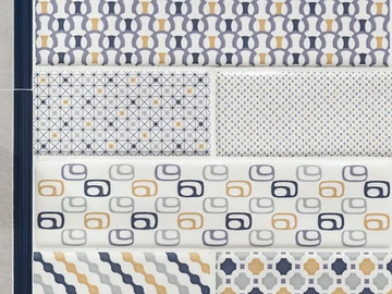 DECORLINE PATTERNBRICK MULTI COLD - White-paste wall tiles by CERAMICA SANT'AGOSTINO - view 2